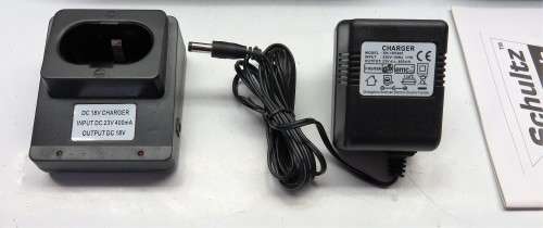 Schultz cordless drill 18v charger shop